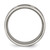 Chisel Titanium Brushed with Black Rubber 8 mm Flat Wedding Band - View 2