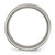 Chisel Titanium Polished Brown Enamel Striped 8 mm Flat Wedding Band - View 2