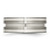 Titanium Brushed with Sterling Silver Inlay 8 mm Grooved Wedding Band, 8 mm Wide - View 3