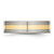 Chisel Titanium Polished with 14K Gold Inlay 6 mm Flat Wedding Band - View 3