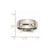 Chisel Titanium Polished 7 mm Half Round Wedding Band - View 6