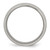 Chisel Titanium Polished 8 mm Ridged Edge Wedding Band, Domed - View 2