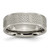 Titanium Satin Center 7 mm Fancy Design Wedding Band