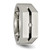 Titanium with 0.06ct Diamond Polished Wedding Band, 8 mm - View 5