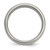 Chisel Titanium Brushed Center 0.05ct Diamond 7 mm Wedding Band, Flat - View 2