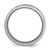 Chisel Titanium Brushed 6 mm Trinity Symbol Flat Wedding Band - View 2