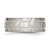 Chisel Titanium Brushed and Polished 8 mm Wedding Band, Half Round - View 3