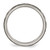 Chisel Titanium Brushed Celtic Cross Laser Design 8 mm Wedding Band, Half Round - View 2