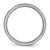 Chisel Titanium Brushed Cross with Flames Laser Design 8 mm Wedding Band, Half Round - View 2
