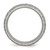 Chisel Titanium Brushed and Polished Textured 8 mm Wedding Band, Half Round - View 2