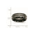 Titanium Grey & Black Ti Brushed and Polished 8 mm Wedding Band - View 6