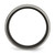 Chisel Titanium Grey and Black Ti Polished 8 mm Wedding Band - View 2