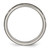 Chisel Titanium Polished Celtic Cross Laser Design 8 mm Wedding Band, Half Round - View 2