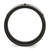 Chisel Titanium Brushed Black Ion-Plated Cross 7 mm Wedding Band, Flat - View 2