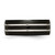 Titanium Grooved 8 mm Black Ion-Plated Brushed & Polished Wedding Band - View 3