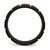 Chisel Titanium Brushed Black Ion-Plated 8 mm Grooved Wedding Band - View 2