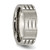 Titanium Satin and Polished 8 mm Notched Wedding Band - TB326 - View 4