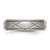 Titanium X-Design 6 mm Satin Wedding Band, Brushed - View 3