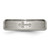Chisel Titanium Brushed Center Cross Design 6 mm Beveled Edge Wedding Band - View 4