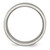Titanium Brushed Enameled Flat 6 mm Wedding Band - View 2