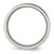 Titanium Satin and Polished Black Enamel Striped 6 mm Flat Wedding Band - View 2