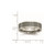 Titanium Satin and Polished Black Enamel Striped 6 mm Flat Wedding Band - View 6