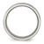 Chisel Titanium Satin and Polished Black Enamel Striped 8 mm Flat Wedding Band - View 2