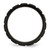 Chisel Titanium Brushed and Polished Black Ion-Plated 8 mm Notched Wedding Band - View 2