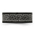 Titanium Black Ion-Plated Greek Key Laser Etched 8 mm Brushed/Polished Wedding Band - View 3