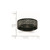 Titanium Black Ion-Plated Greek Key Laser Etched 8 mm Brushed/Polished Wedding Band - View 6