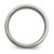 Titanium Brushed with Sterling Silver Inlay 8 mm Grooved Wedding Band - View 2