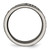 Titanium Grey Domed Lattice 8.0 mm Wedding Band - View 2