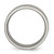 Titanium Polished 9 mm Textured Rounded Edge Ring - View 2