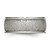 Titanium Polished 9 mm Textured Rounded Edge Ring - View 3