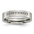 Titanium Polished 0.25ct Diamond 6 mm Wedding Band