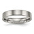 Chisel Titanium Polished 4 mm Flat Comfort Fit Wedding Band
