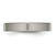 Chisel Titanium Polished with Cubic Zirconia 4 mm Flat Comfort Fit Wedding Band - View 3