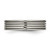 Titanium Polished with Cubic Zirconia 5 mm Grooved Comfort Fit Wedding Band - View 3