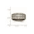 Titanium Polished with Cubic Zirconia 8 mm Grooved Wedding Band - View 7