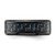Chisel Black Titanium Polished with Black and Blue Carbon Fiber Inlay 8 mm Wedding Band, Domed - View 3