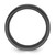 Chisel Titanium Black Ion-Plated Brushed and Polished 8 mm Wedding Band - View 2