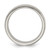 Chisel Titanium Brushed and Polished Textured Edge 7 mm Wedding Band, Flat - View 2
