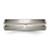 Chisel Titanium Brushed and Polished 6 mm Grooved Wedding Band - View 3