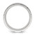 Chisel Titanium Brushed and Polished Grooved 8 mm Wedding Band, Domed - View 2