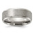 Chisel Titanium Polished Laser-Cut Center 8 mm Wedding Band