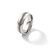 Chisel Titanium Polished with Curb Chain Inlay 7 mm Wedding Band - View 6