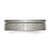 Titanium Grooved 6 mm Brushed Wedding Band - View 3