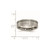 Titanium Grooved 6 mm Brushed Wedding Band - View 6
