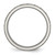 Titanium Flat Tread Design 6 mm Brushed Wedding Band - View 2