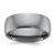 Chisel Tantalum Polished 8 mm Wedding Band